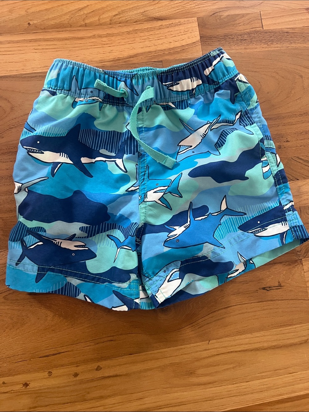 Hanna Andersson Shark Swim Trunks 3T GUC